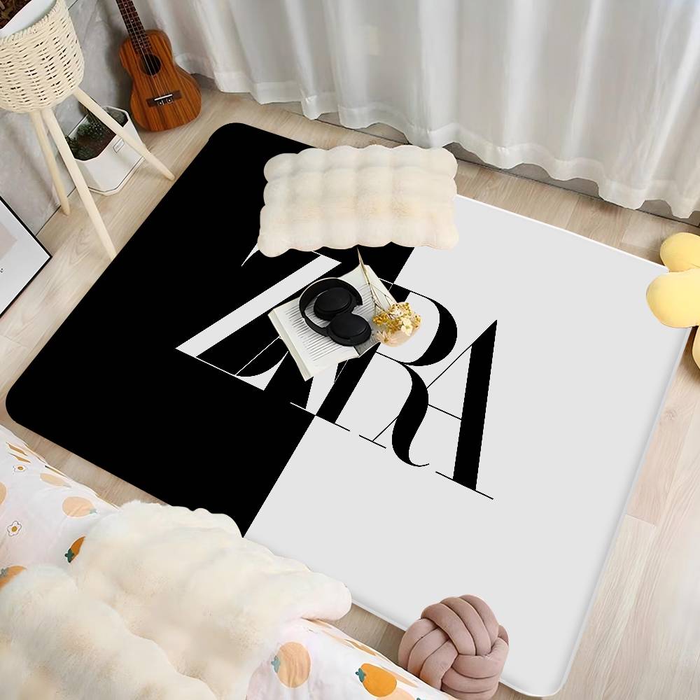 Zara Home Textiles - ฟิชออน ซ-ซาร่า ดีไซน์พรมเช็ดเท้าหน้าประตู สไตล์นอร์ดิก พรมเช็ดเท้าหน้าบ้าน พรมห้องน้ำ-ห้องสุขา