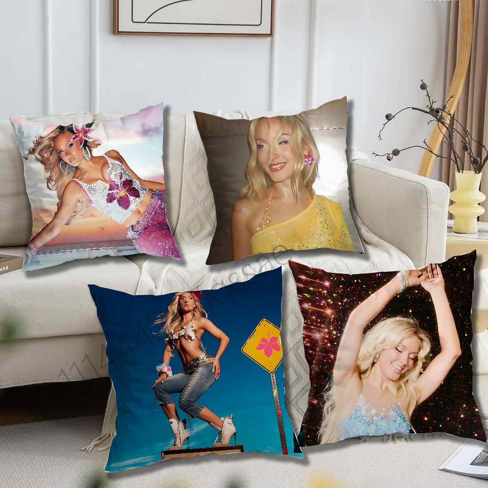 Zara Home Textiles - ปลอกหมอน Z-Zara Larsson Midnight Sun ทำจากผ้าลินินออร์แกนิก
