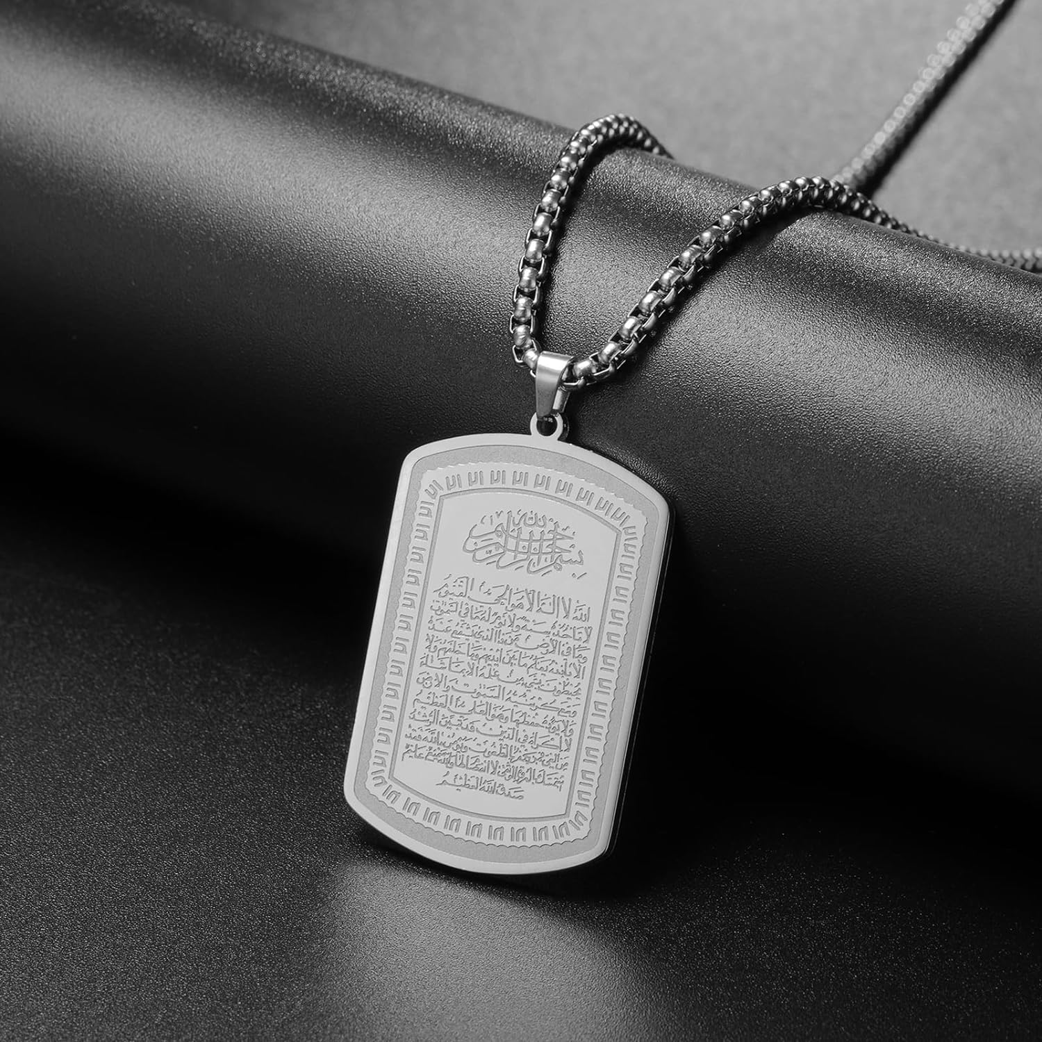 Home Quran - สร้อยคออิสลาม vassago สำหรับผู้ชายผู้หญิงสร้อยคอเกาหลี ayatul Kursi สร้อยคอมุสลิม