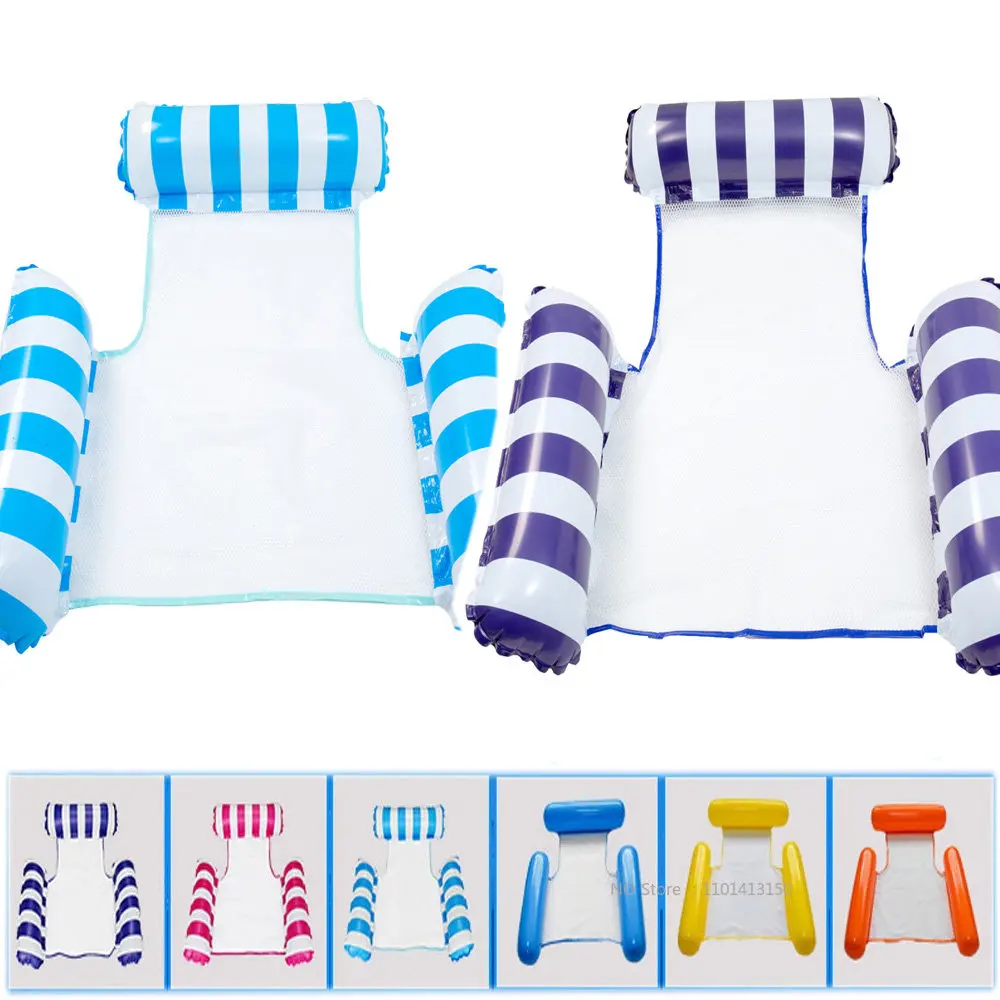 Fitted Sheet Deep - เปลญวนน้ํา recliner Inflatable ลอยว่ายน้ําที่นอนแหวนว่ายน้ําทะเล Pool Party