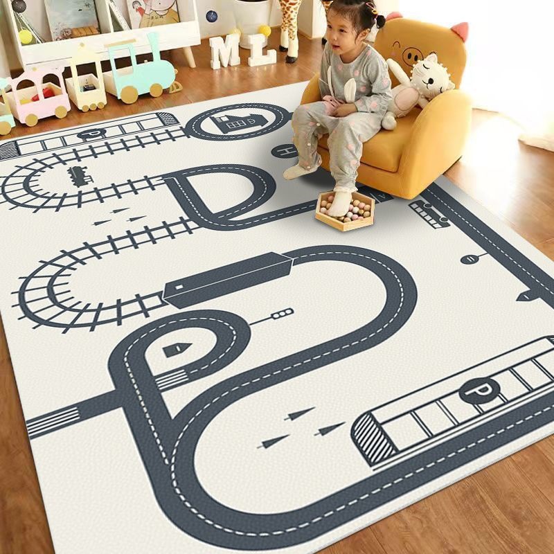 พรมปูพื้นลายการ์ตูนสำหรับเด็ก  - Home Textiles City บทวิจารณ์และราคา