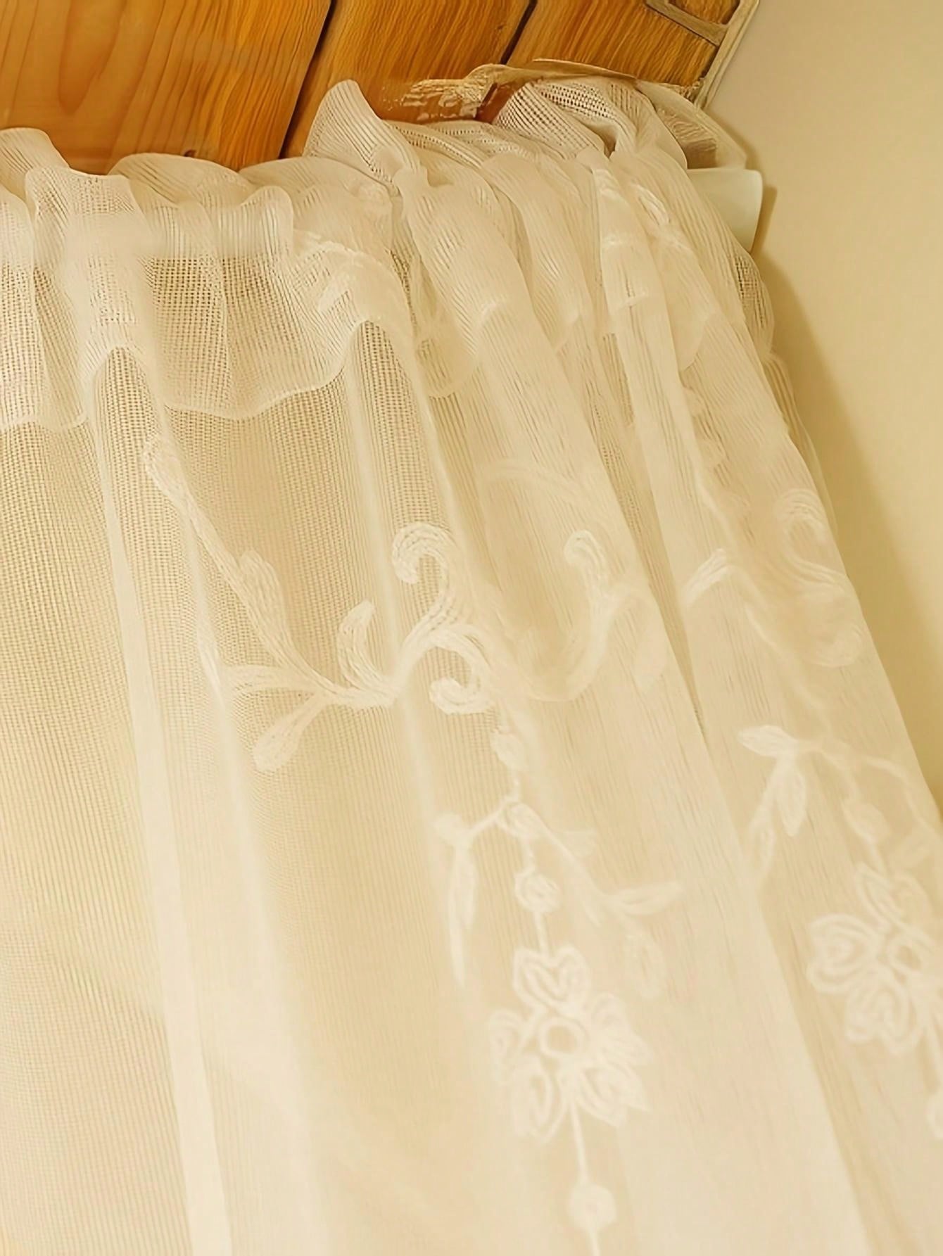 ผ้าม่านปักลายสไตล์ฝรั่งเศสวินเ - Home Textiles France บทวิจารณ์และราคา