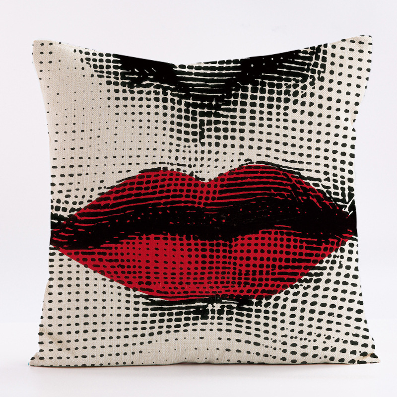 ปลอกหมอนอิงลายหน้าคนสไตล์นอร์ด - Home Textiles Throw บทวิจารณ์และราคา