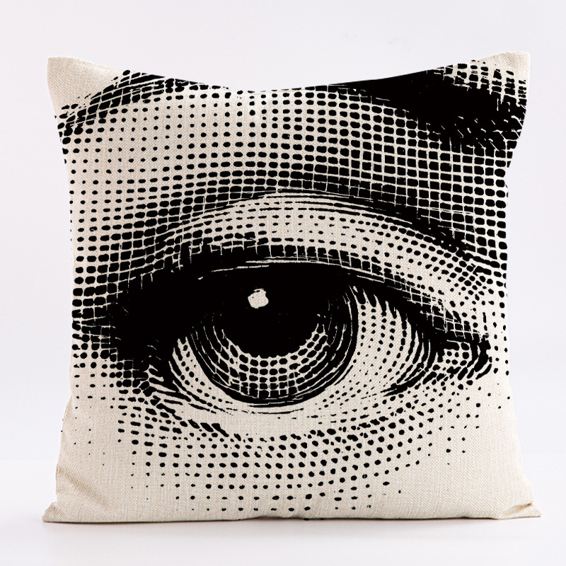 ปลอกหมอนอิงลายหน้าคนสไตล์นอร์ด - Home Textiles Throw บทวิจารณ์และราคา