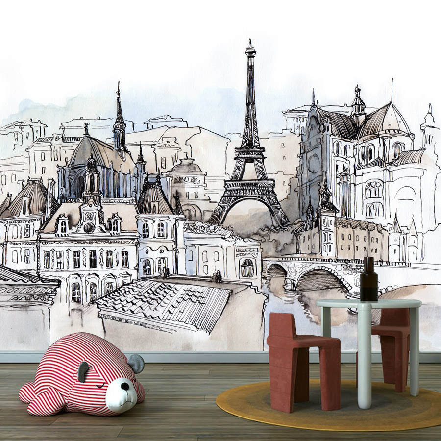 วอลเปเปอร์พีวีซีแบบลอกติดเองลา - Home Textiles City บทวิจารณ์และราคา