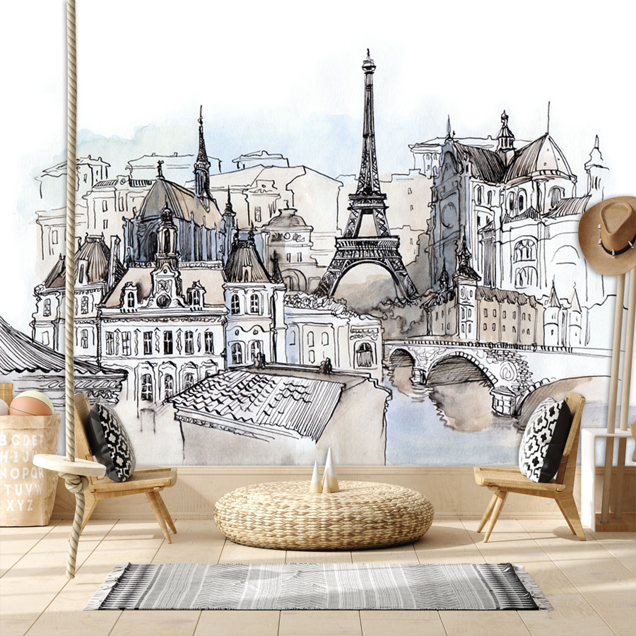 วอลเปเปอร์พีวีซีแบบลอกติดเองลา - Home Textiles City บทวิจารณ์และราคา