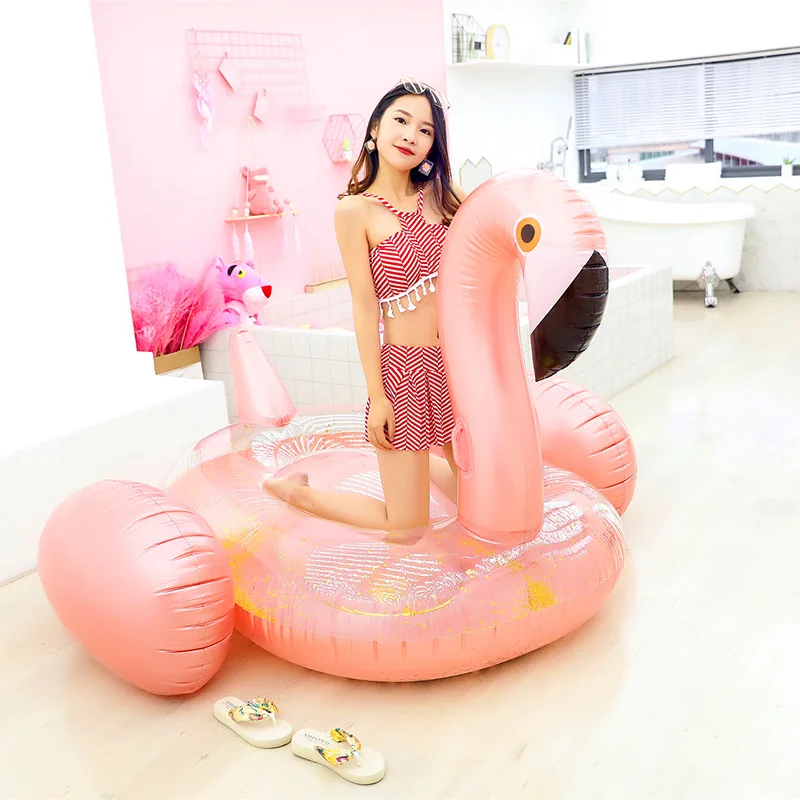 Hot Giant Sequined Flamingo In - Fitted Sheet Deep บทวิจารณ์และราคา