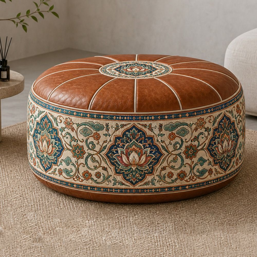 เบาะรองนั่งทรงกลมแบบพับได้ ลาย - Floor Cushion Pouf บทวิจารณ์และราคา