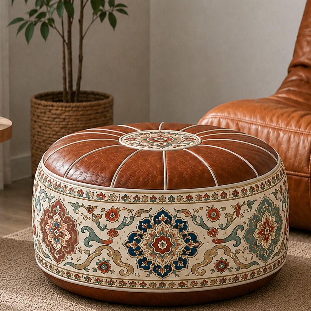 เบาะรองนั่งทรงกลมแบบพับได้ ลาย - Floor Cushion Pouf บทวิจารณ์และราคา