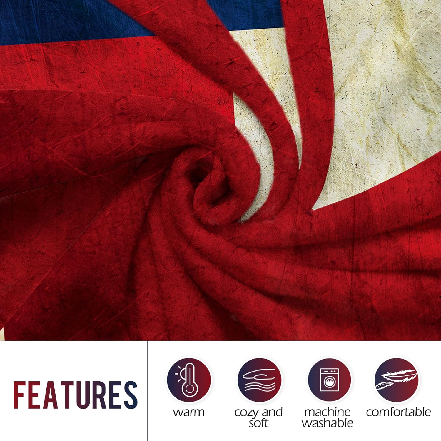 ผ้าห่มลายธงชาติเท็กซัสของเลเวน - Home Textiles Throw บทวิจารณ์และราคา