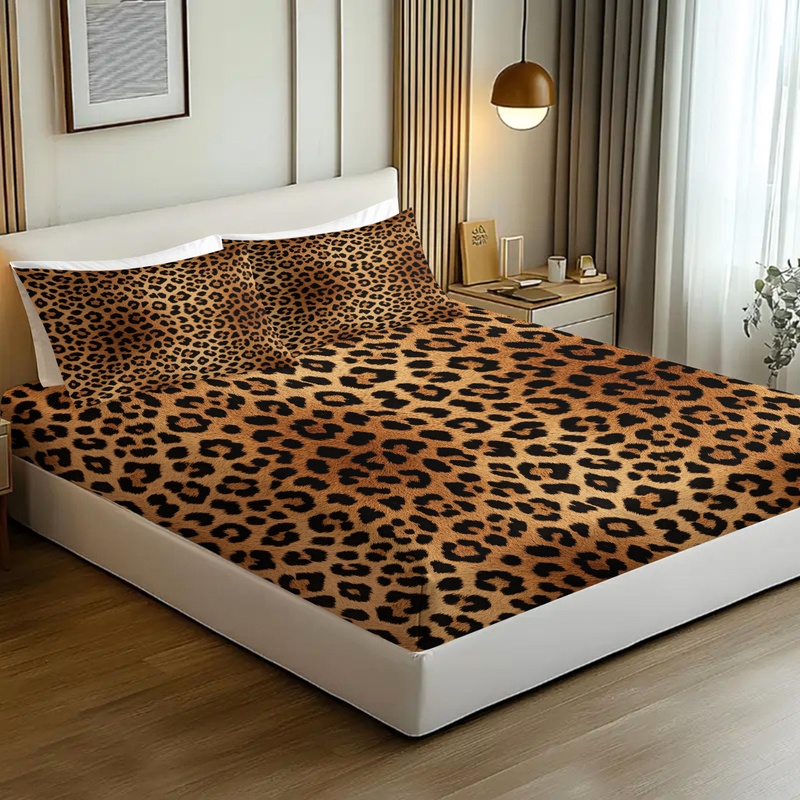 ชุดผ้าปูที่นอน 3 ชิ้น ลายเสือด - Fitted Sheet Deep บทวิจารณ์และราคา