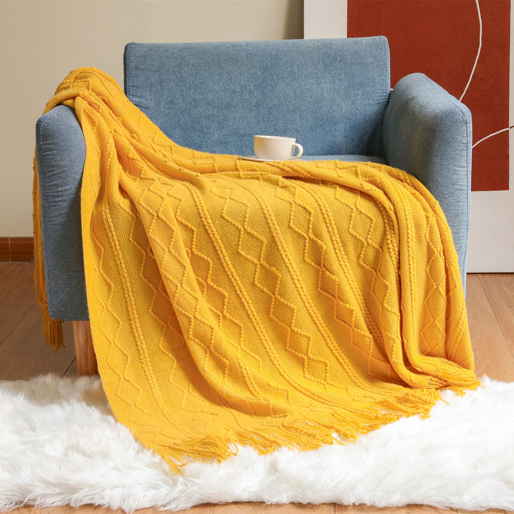 ผ้าห่มทอเนื้อนุ่มลายเพชร รุ่น  - Home Textiles City บทวิจารณ์และราคา