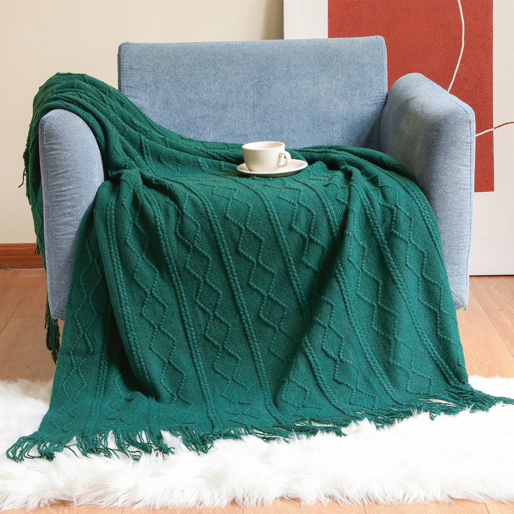 ผ้าห่มทอเนื้อนุ่มลายเพชร รุ่น  - Home Textiles City บทวิจารณ์และราคา