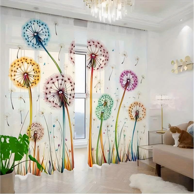 ผ้าม่านโปร่งแสงพิมพ์ลายดิจิทัล - Curtain Sheer Voile บทวิจารณ์และราคา