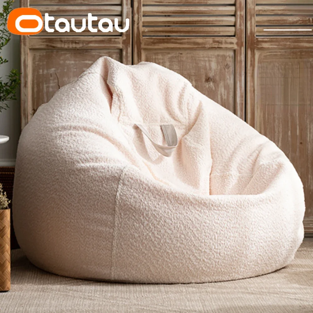 Otautau ถุงคลุมกระเป๋าถั่วกำมะ - Floor Cushion Pouf บทวิจารณ์และราคา