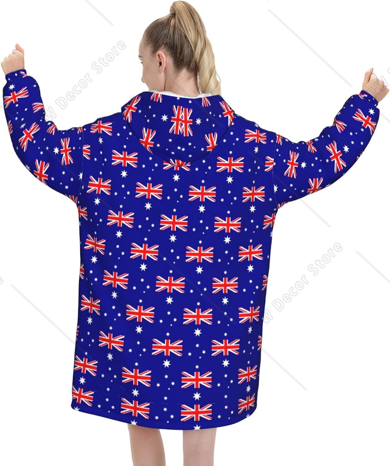 เสื้อคลุมฮู้ดผ้าฟลานเนลขนาดใหญ - Home Textiles Australia บทวิจารณ์และราคา