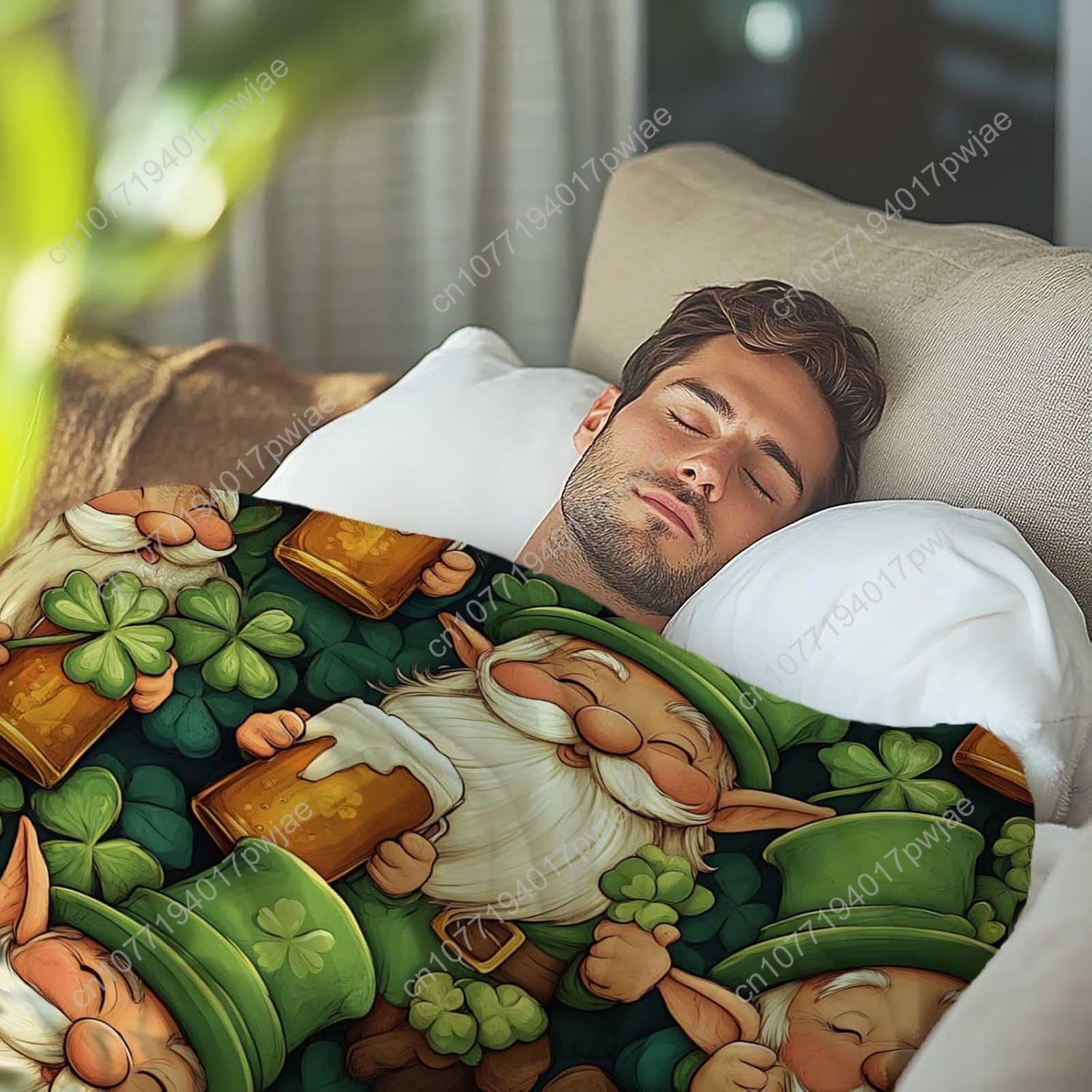 ผ้าห่มลายกู๊ดแมนวันเซนต์แพทริก - Home Textiles Throw บทวิจารณ์และราคา