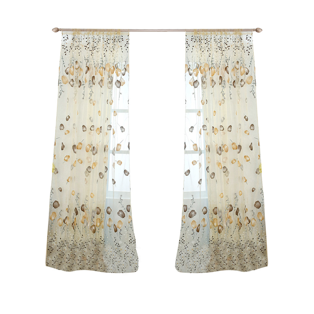 ผ้าม่านทูลิป วอยล์ ขนาด 100x20 - Curtain Sheer Voile บทวิจารณ์และราคา