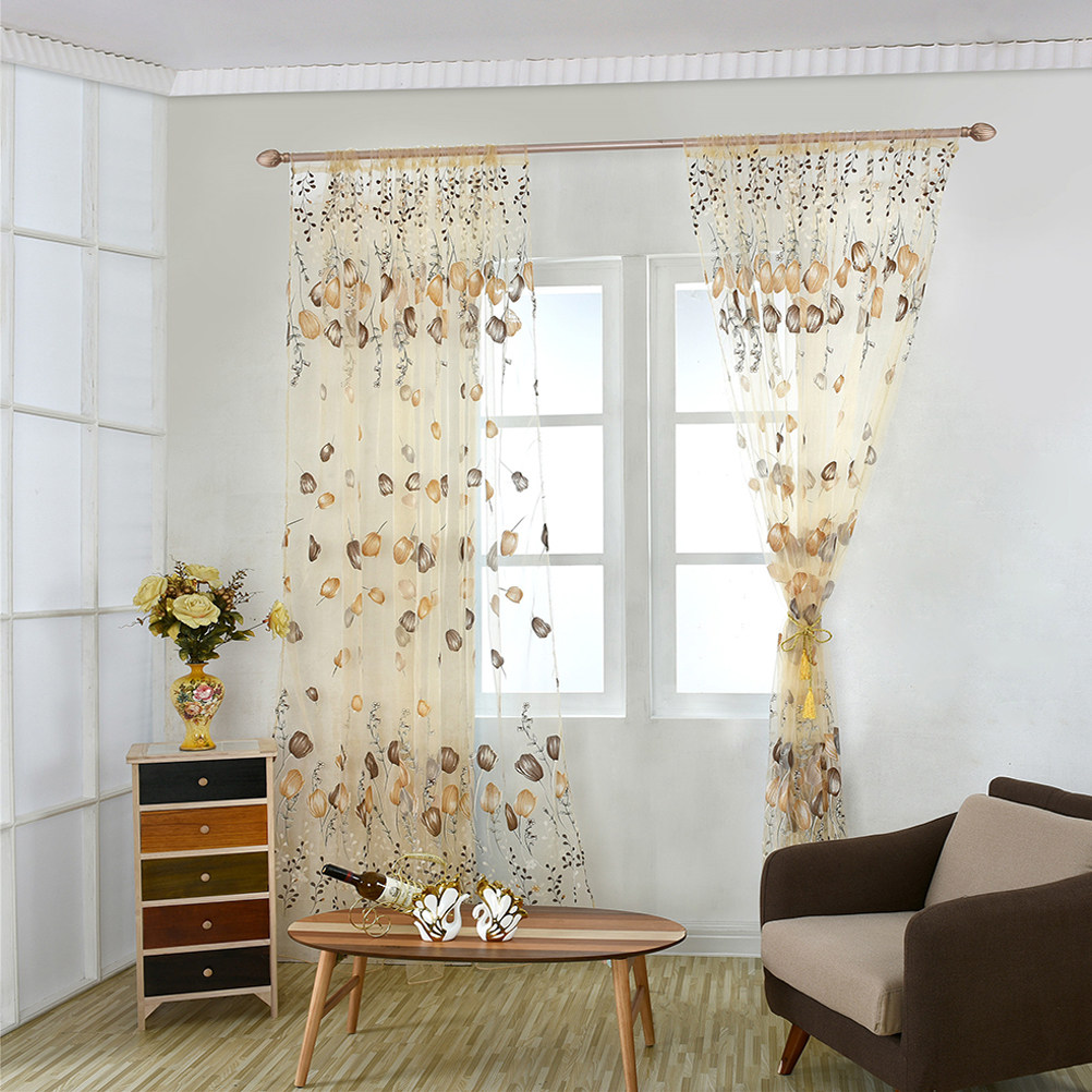 ผ้าม่านทูลิป วอยล์ ขนาด 100x20 - Curtain Sheer Voile บทวิจารณ์และราคา