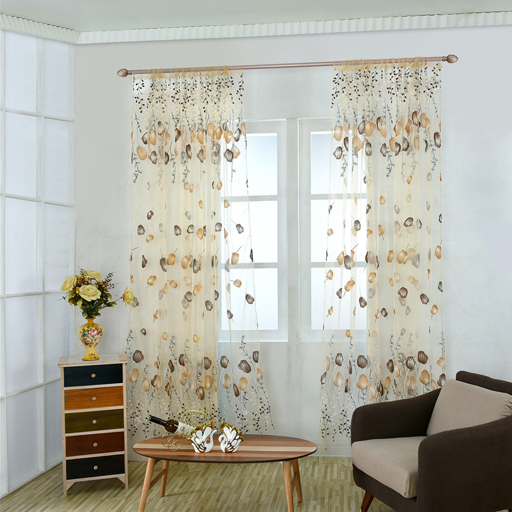 ผ้าม่านทูลิป วอยล์ ขนาด 100x20 - Curtain Sheer Voile บทวิจารณ์และราคา