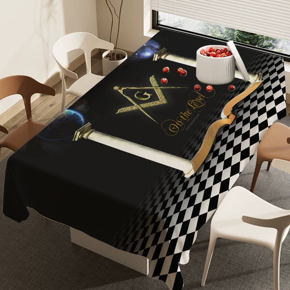 ผ้าปูโต๊ะโลโก้สมาคมฟรีเมเซอร์  - Home Textiles Today Logo บทวิจารณ์และราคา