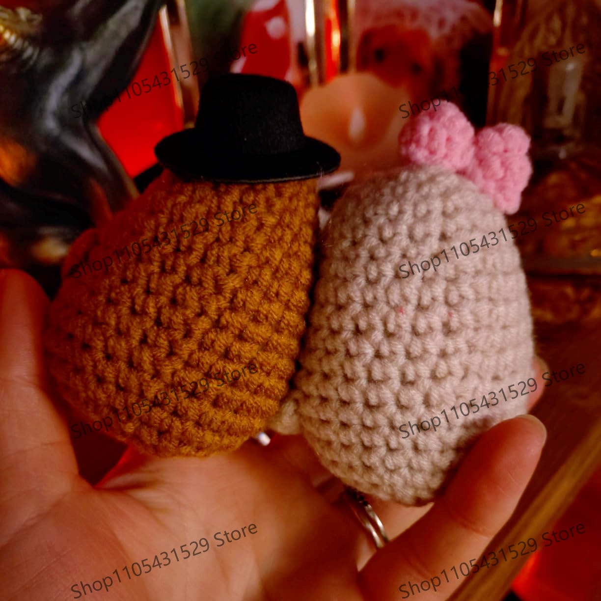 ตุ๊กตาถักโครเชต์แฮนด์เมดน่ารัก - Home Textiles France บทวิจารณ์และราคา