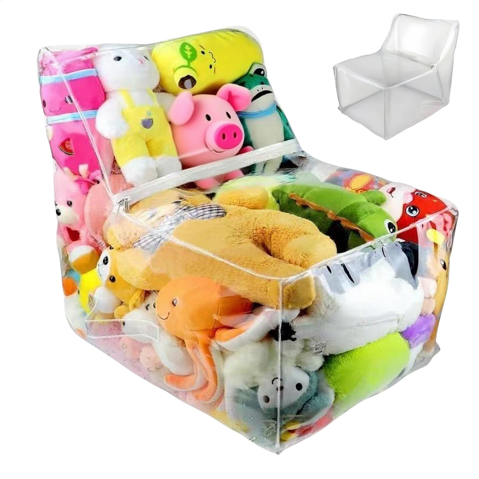 ปลอกหุ้มเก้าอี้บีนแบ็กแบบใสสำห - Floor Cushion Pouf บทวิจารณ์และราคา