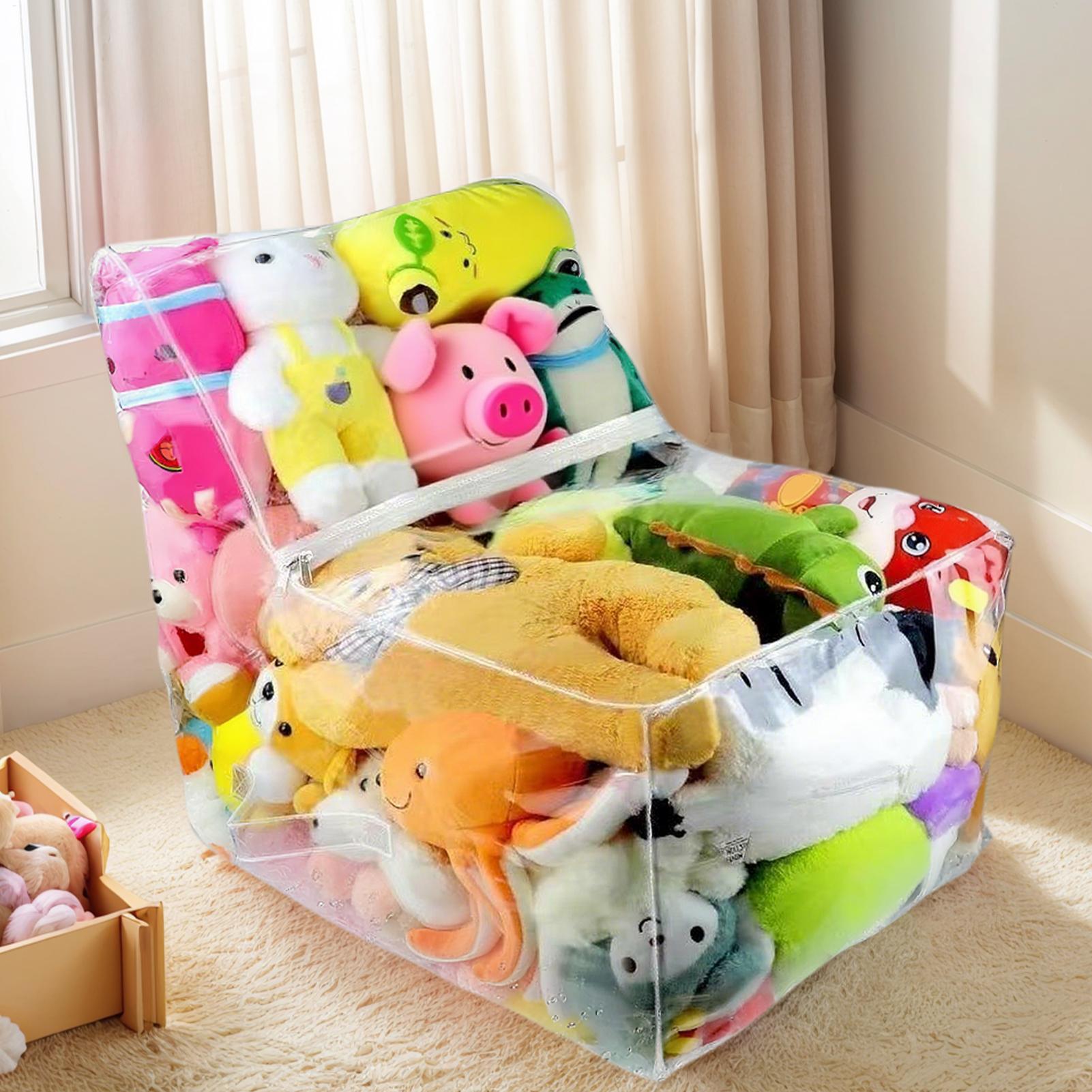 ปลอกหุ้มเก้าอี้บีนแบ็กแบบใสสำห - Floor Cushion Pouf บทวิจารณ์และราคา