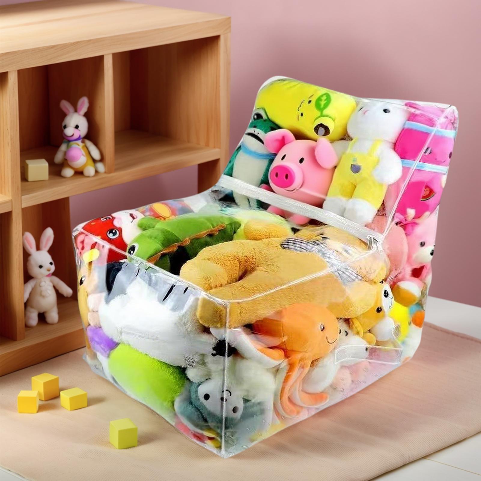 ปลอกหุ้มเก้าอี้บีนแบ็กแบบใสสำห - Floor Cushion Pouf บทวิจารณ์และราคา