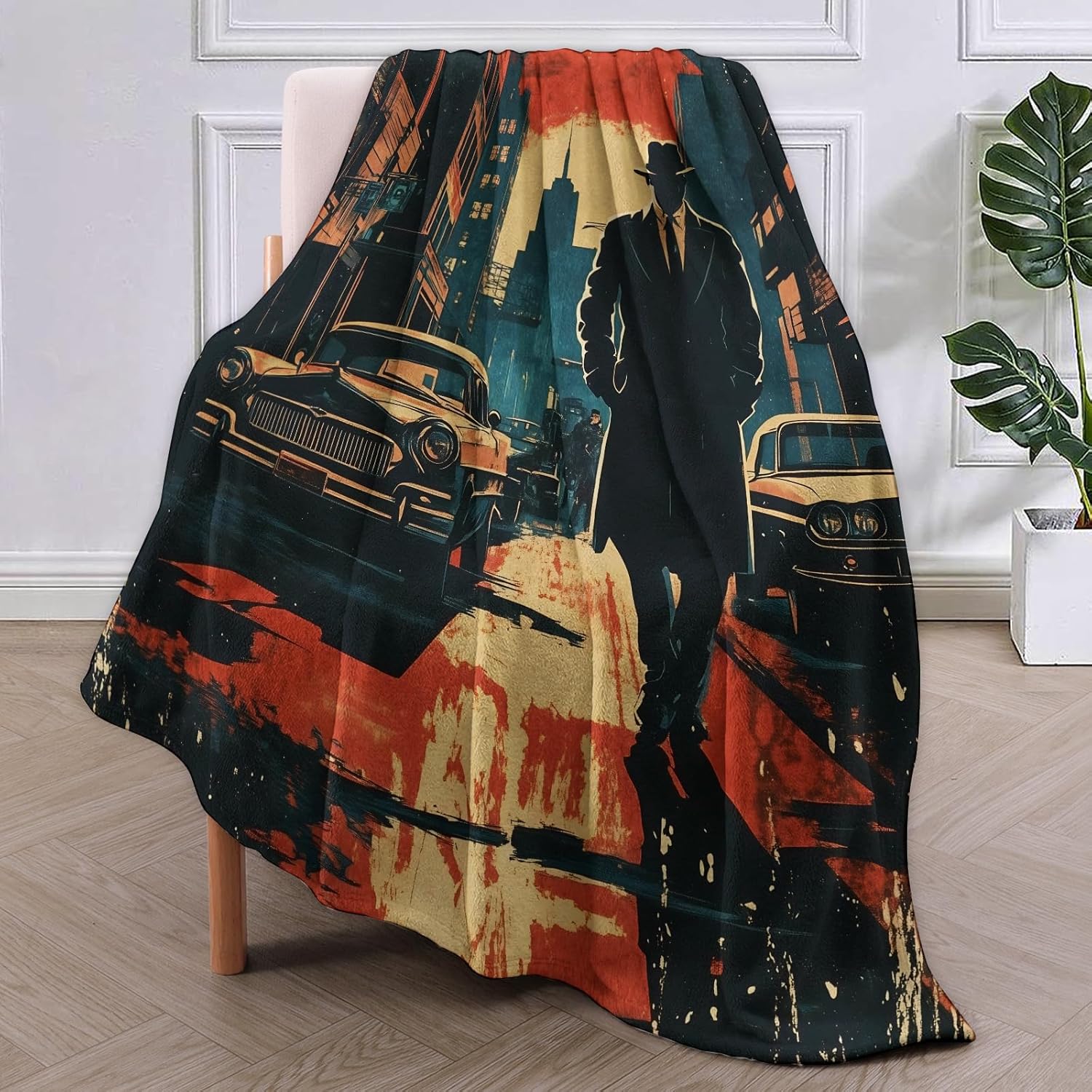 ผ้าห่มนักสืบสีดำ ของขวัญสำหรับ - Home Textiles Throw บทวิจารณ์และราคา