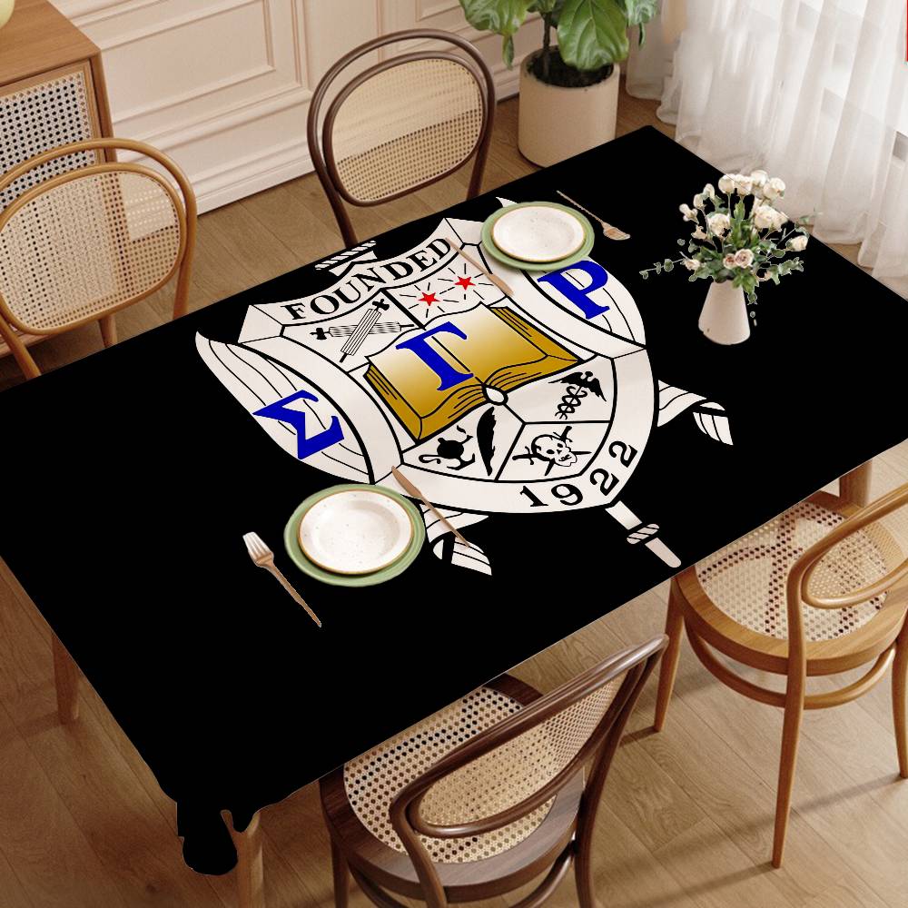 ผ้าปูโต๊ะโลโก้ Sigma Gamma Rho - Home Textiles Today Logo บทวิจารณ์และราคา