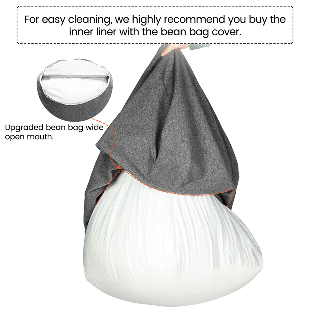 โซฟาที่ถอดออกได้ขี้เกียจโซฟาด้ - Floor Cushion Pouf บทวิจารณ์และราคา