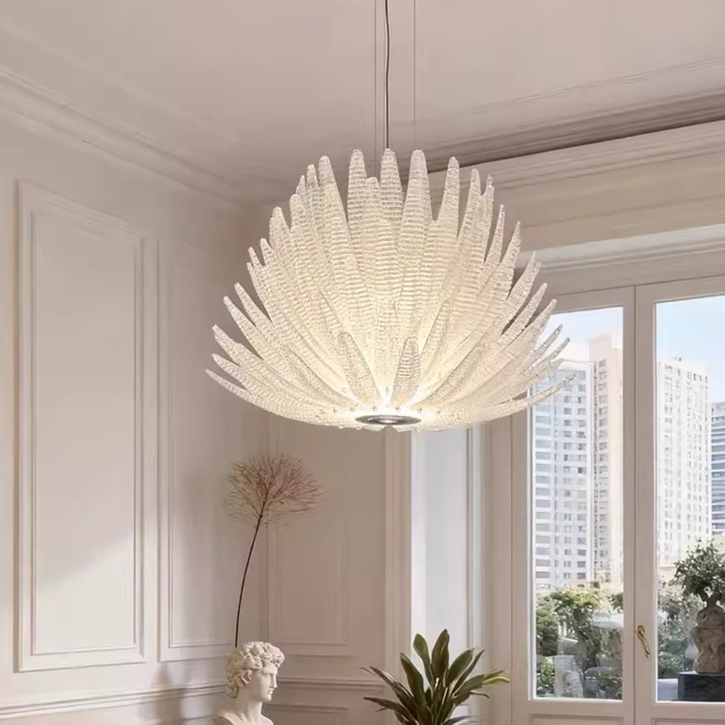 โคมไฟระย้าคริสตัล LED สไตล์ฝรั - Home Textiles France บทวิจารณ์และราคา
